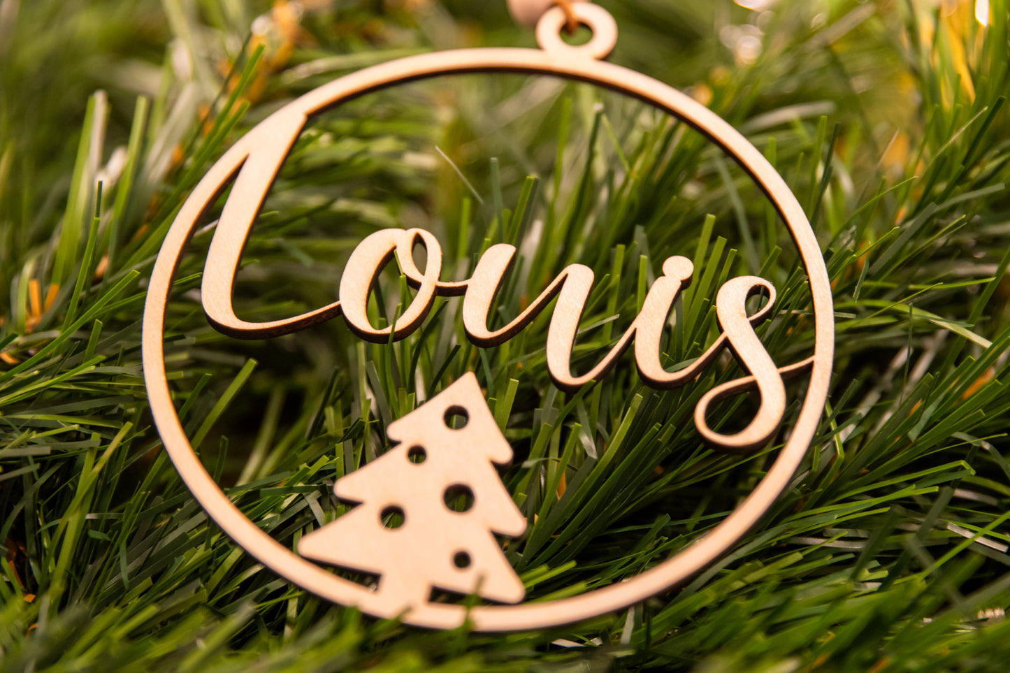 Boule de Noël personnalisée - Prénom