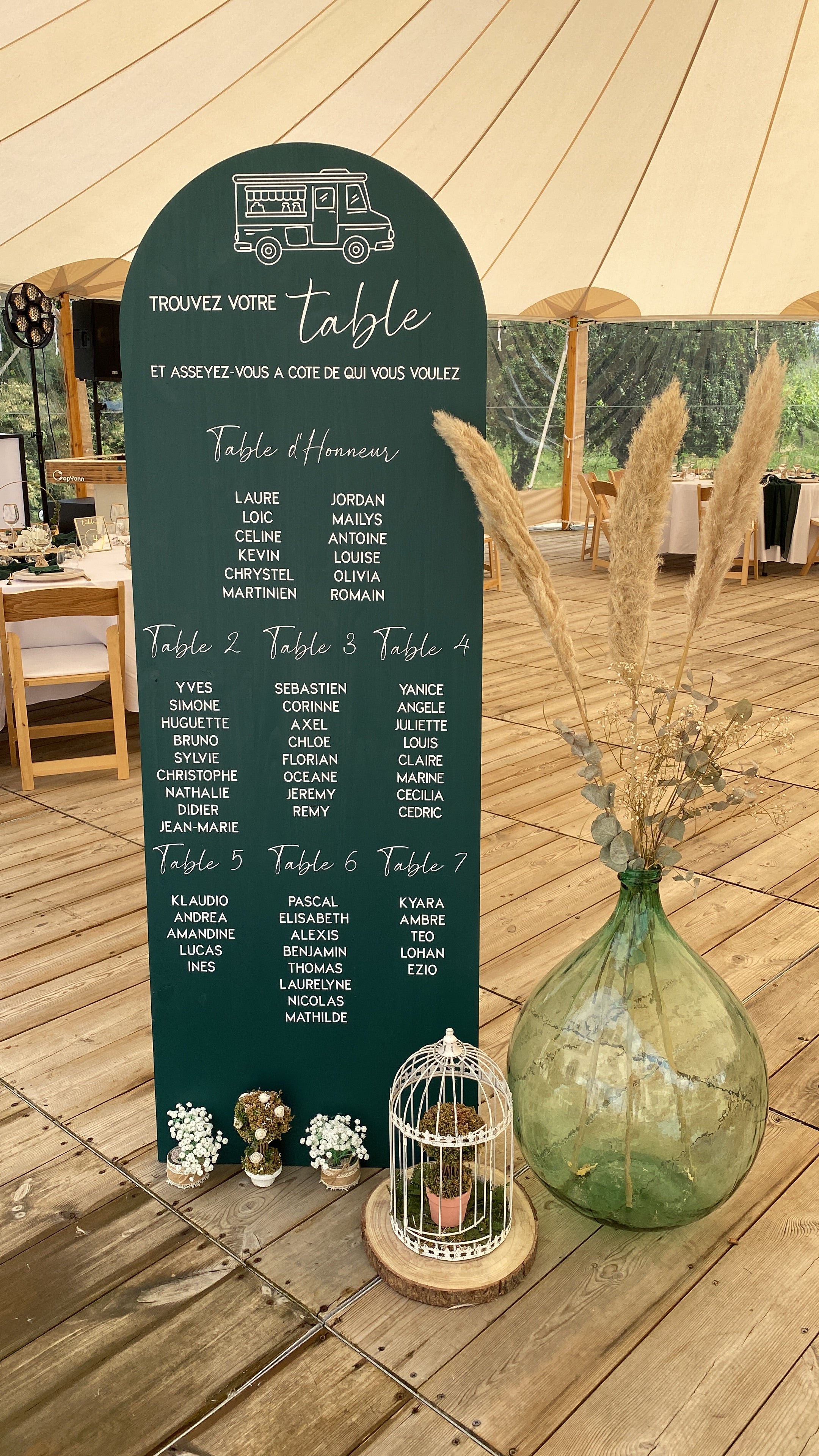 Stickers pour plan de table – Atelier 67 Bis