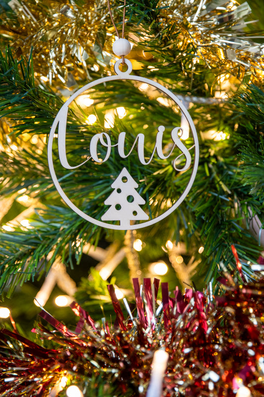 Boule de Noël personnalisée - Prénom