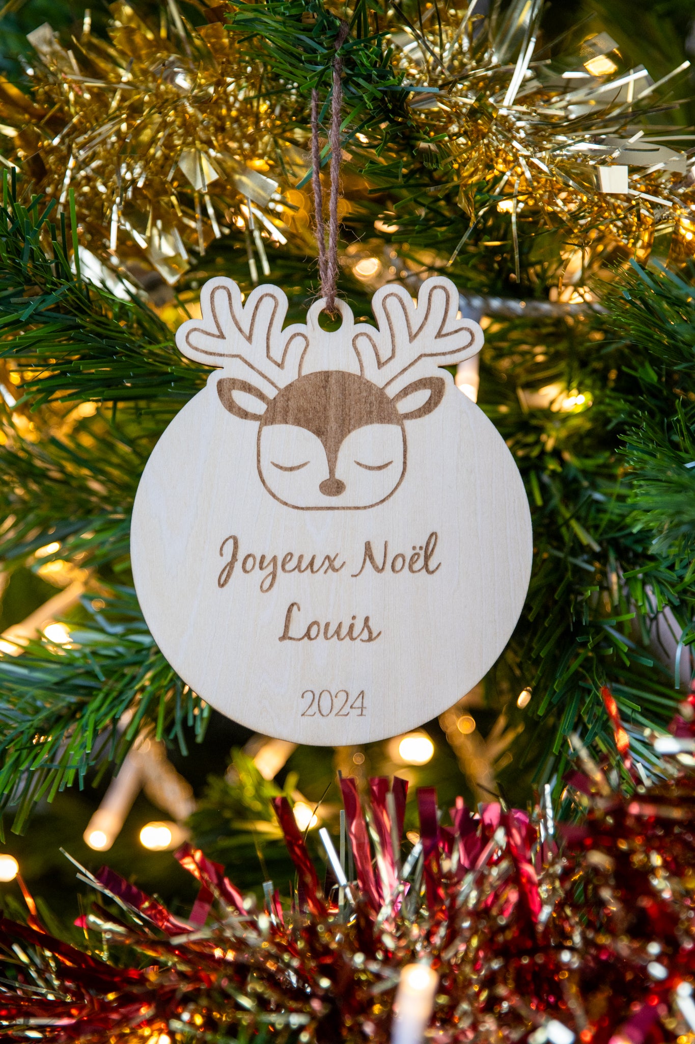 Boule Joyeux Noël personnalisée