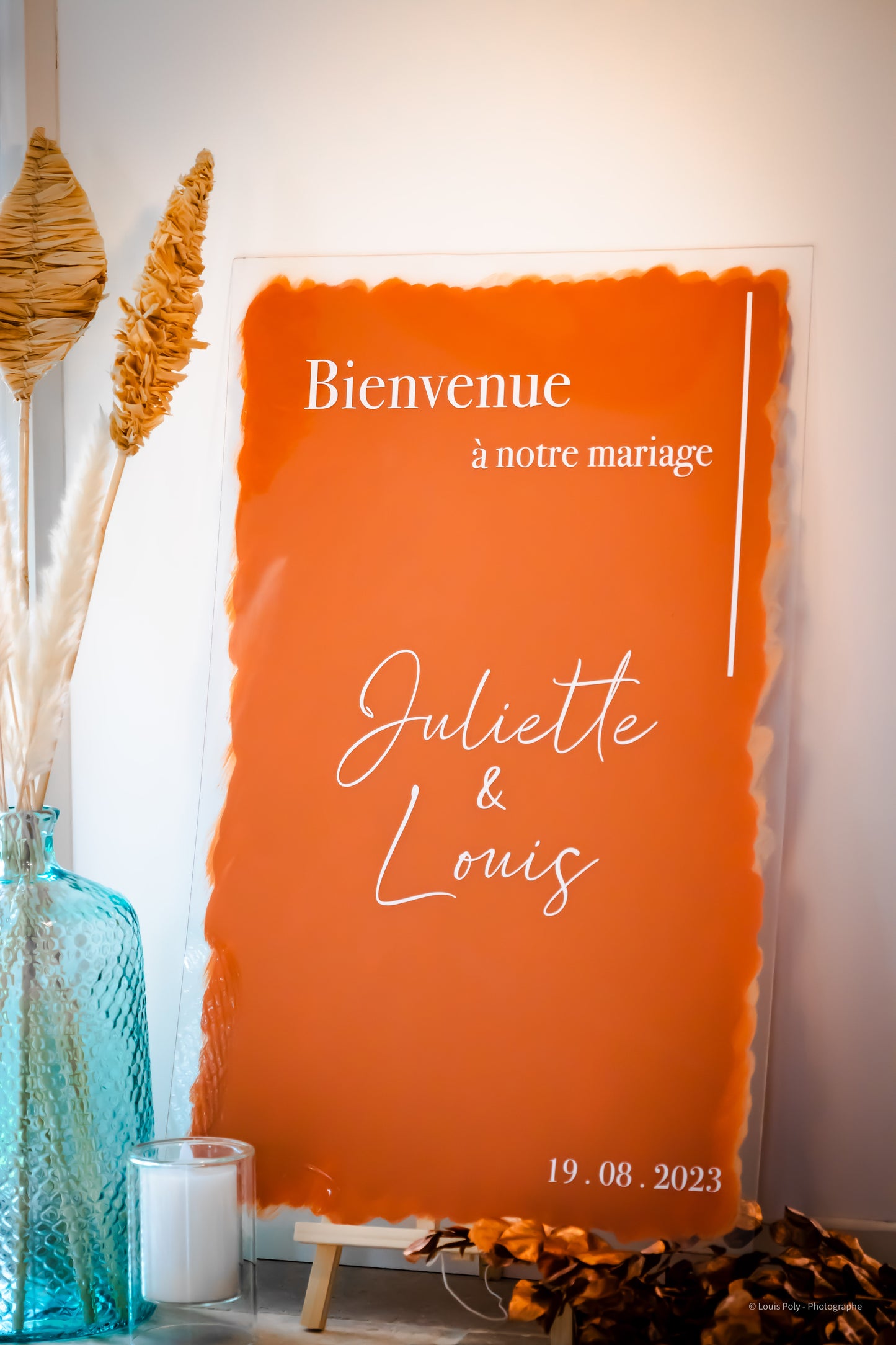 Panneau de bienvenue - Plexiglass